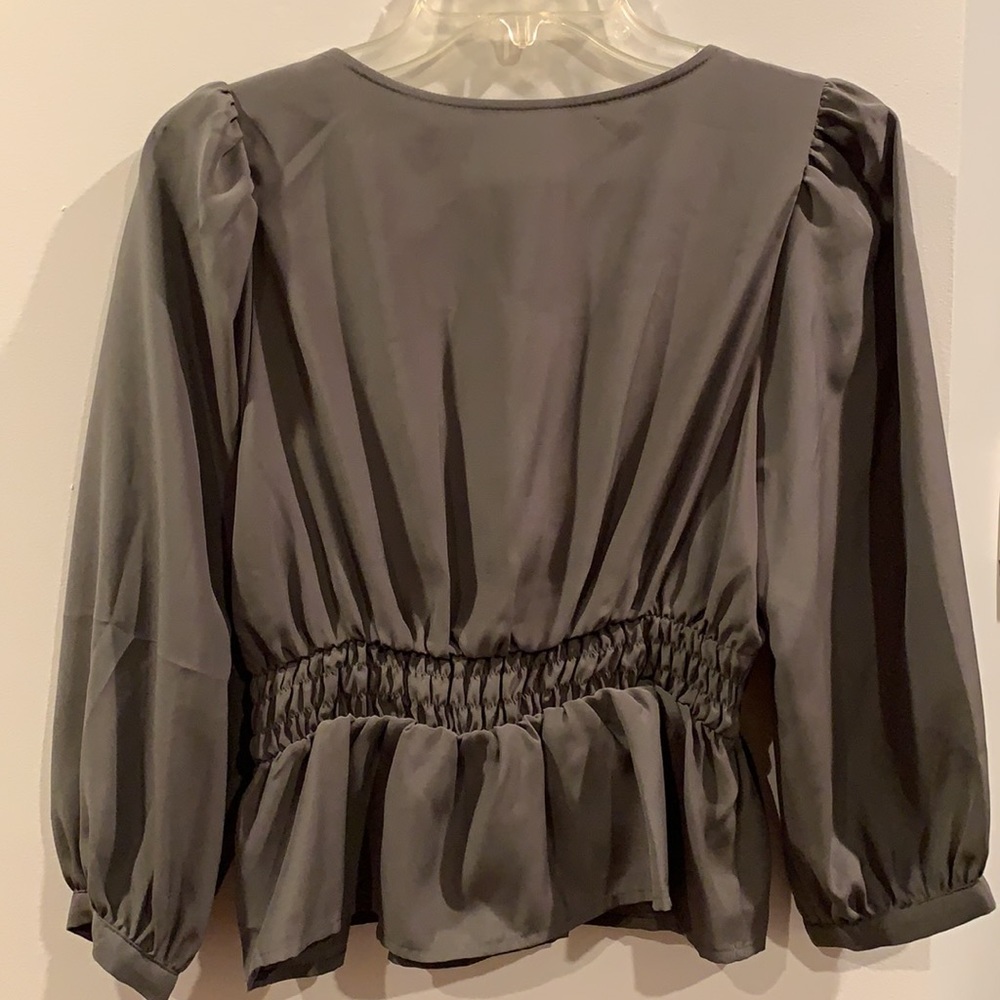 Dark green blouse - Picture 4 of 4